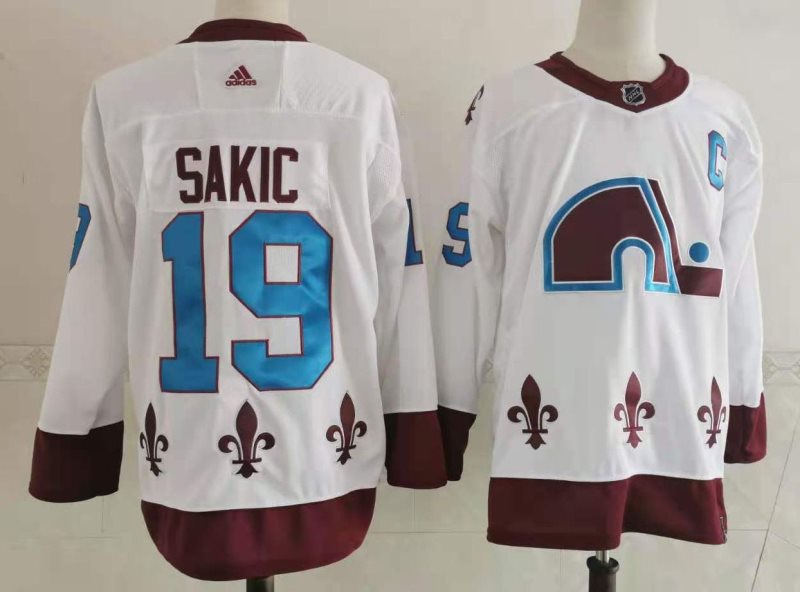NHL Avalanche 19 Joe Sakic 2020 New Adidas Men Jersey