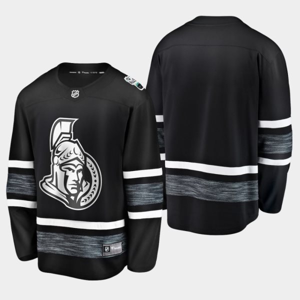 NHL Senators Blank Black 2019 All-Star Game Adidas Men Jersey