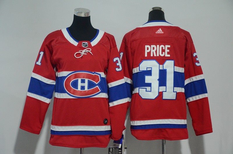 NHL Canadiens 31 Carey Price Red Adidas Youth Jersey