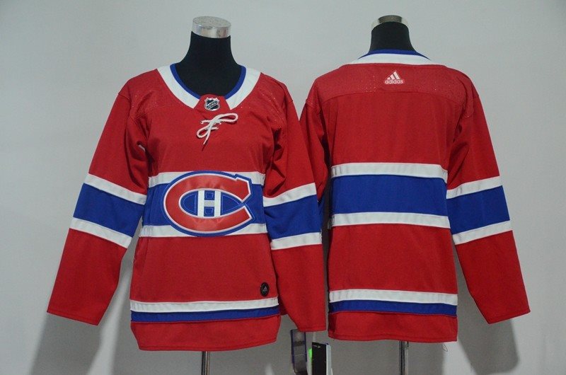 NHL Canadiens Blank Red Adidas Youth Jersey