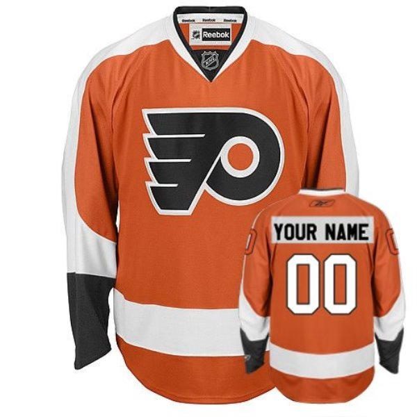 NHL Flyers Orange Customized Men Jersey