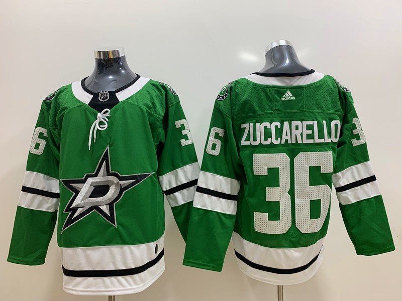 NHL Stars 36 Mats Zuccarello Green Adidas Men Jersey