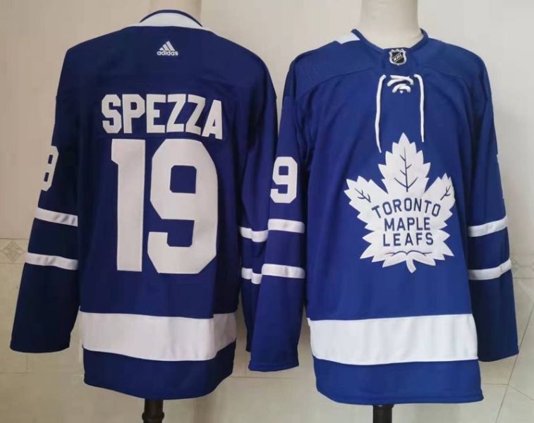 NHL Leafs 19 Spezza Blue Adidas Men Jersey