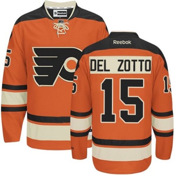 NHL Flyers 15 Michael Del Zotto Orange Alternate Men Jersey