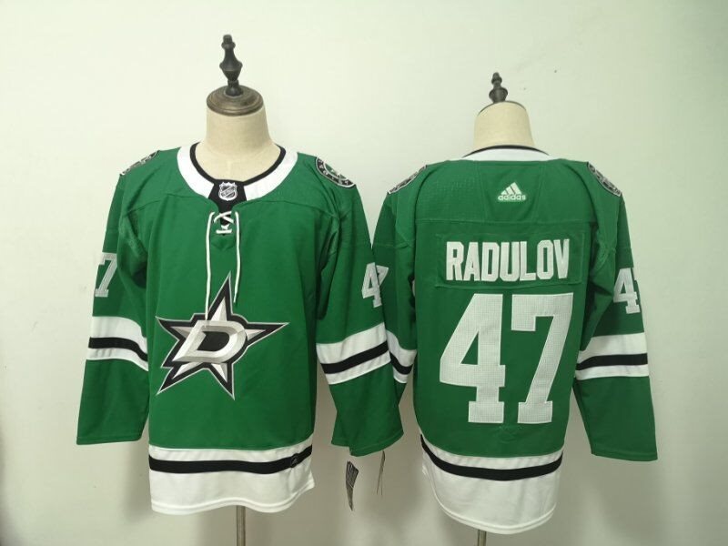 NHL Stars 47 Alexander Radulov Green Adidas Men Jersey