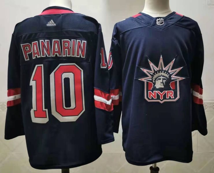 NHL Rangers 10 Artemi Panarin 2020 New Adidas Men Jersey