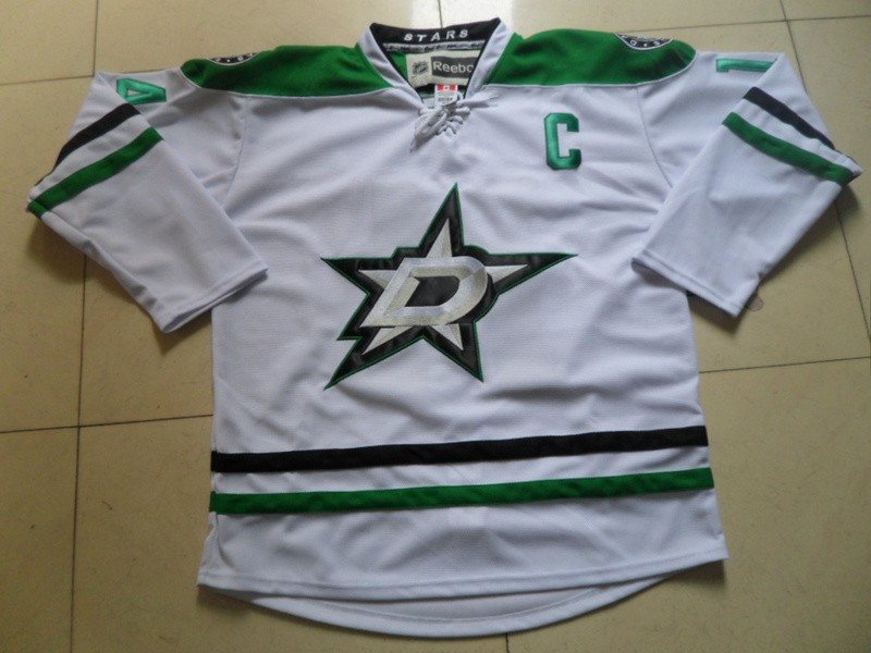 NHL Stars Blank With C Patch New Style White Men Jersey