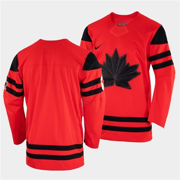 Canada Blank 2022 Beijing Winter Olympic Red Men Jersey