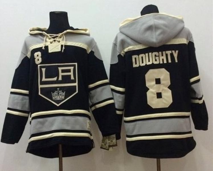 NHL Kings 8 Drew Doughty Black Men Sweatshirt