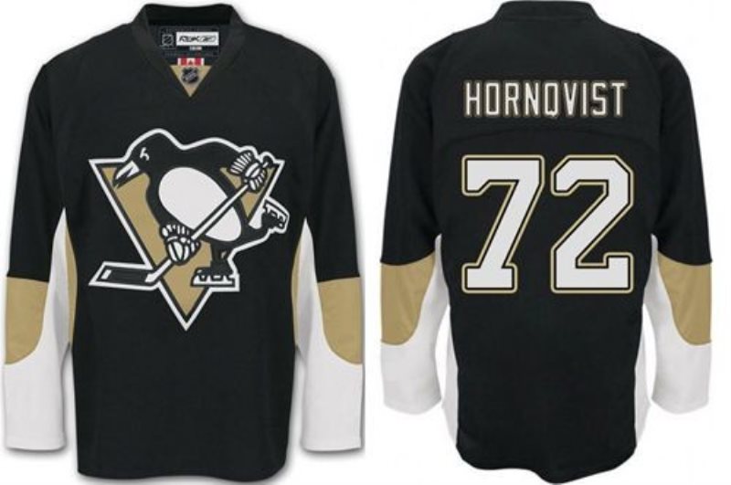 NHL Penguins 72 Patric Hornqvist Black Home Men Jersey