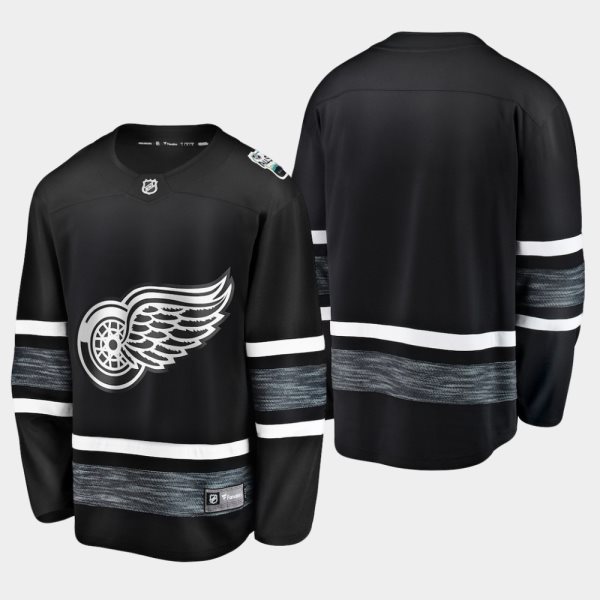 NHL Red Wings Blank Black 2019 All-Star Game Adidas Men Jersey