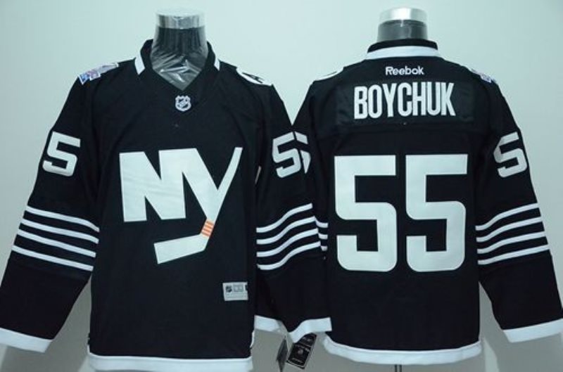 NHL Islanders 55 Johnny Boychuk Black Alternate Men Jersey