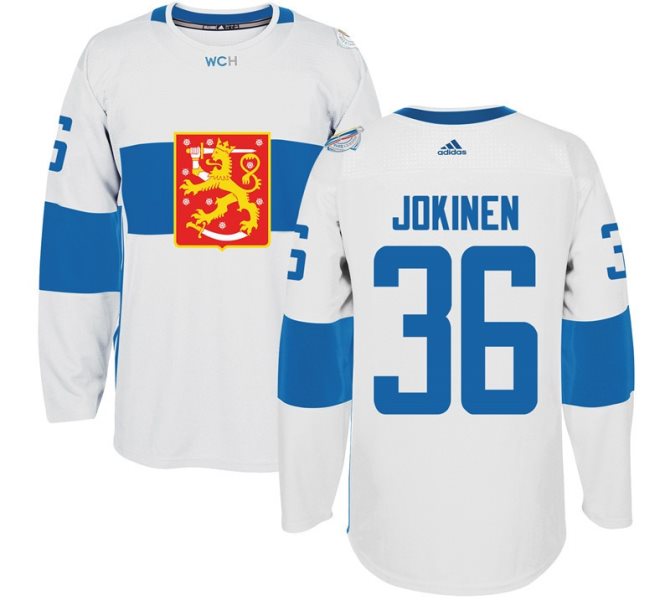 Team Finland 36 Jussi Jokinen 2016 World Cup Of Hockey White Jersey