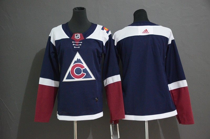 NHL Avalanche Blank Red Adidas Youth Jersey