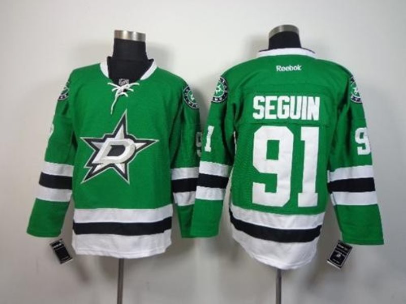NHL Stars 91 Tyler Seguin Green Men Jersey