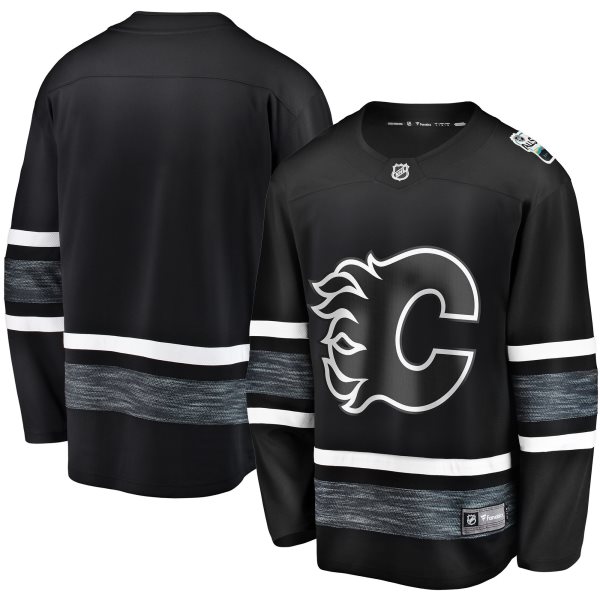 NHL Flames Blank Black 2019 All-Star Game Adidas Men Jersey