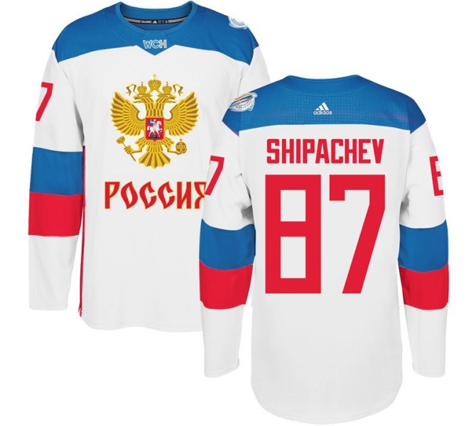 Team Russia 87 Vadim Shipachev White 2016 World Cup Of Hockey Jersey