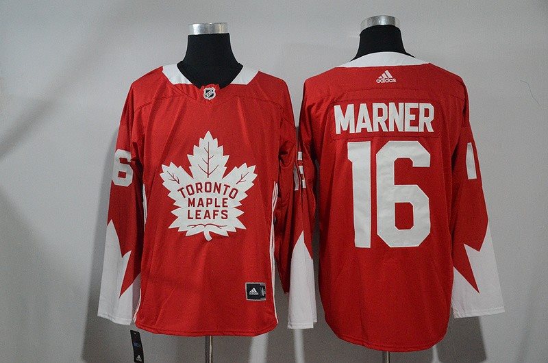 NHL Maple Leafs 16 Mitchell Marner Red Adidas Men Jersey