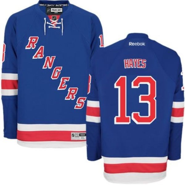 NHL Rangers 13 Kevin Hayes Blue Men Jersey