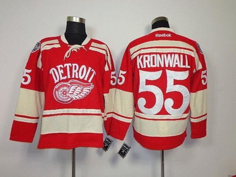 NHL Red Wings 55 Niklas Kronwall Red 2014 Winter Classic Men Jersey