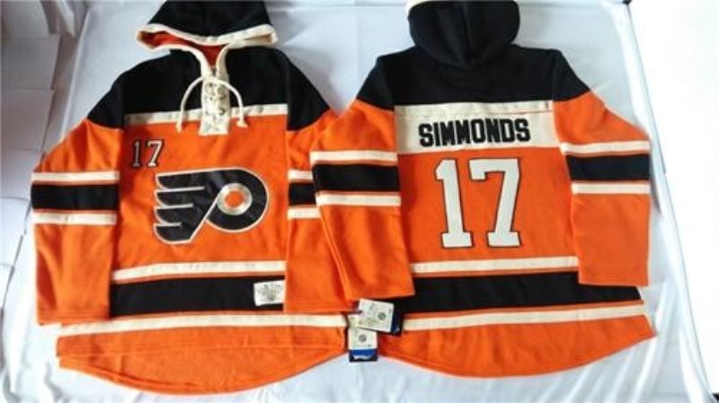 NHL Flyers 17 Wayne Simmonds Orange Men Sweatshirt