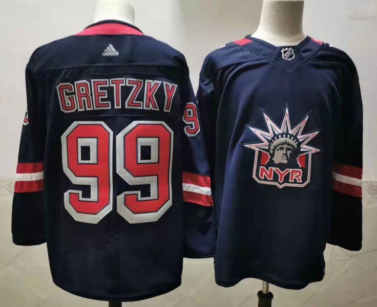 NHL Rangers 99 Wayne Gretzky 2020 New Adidas Men Jersey