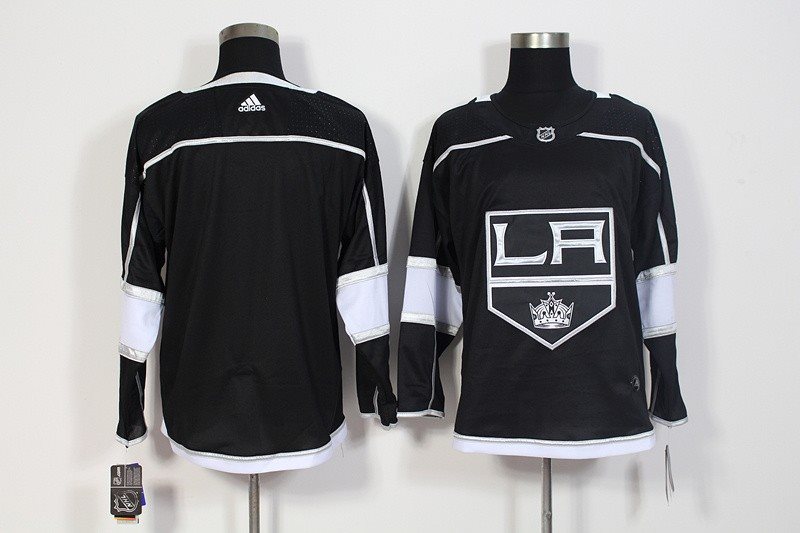 NHL Kings Blank Black Adidas Men Jersey