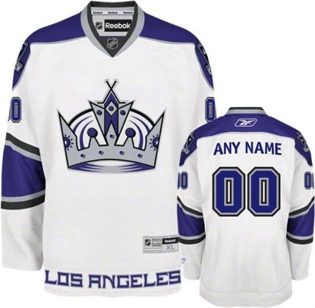 NHL Kings White Customized Men Jersey