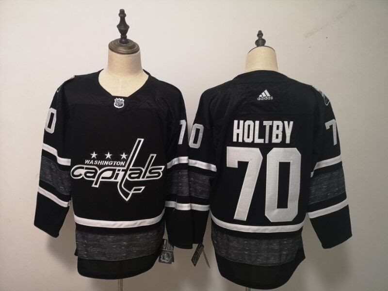 NHL Capitals 70 Braden Holtby Black 2019 All-Star Game Adidas Men Jersey
