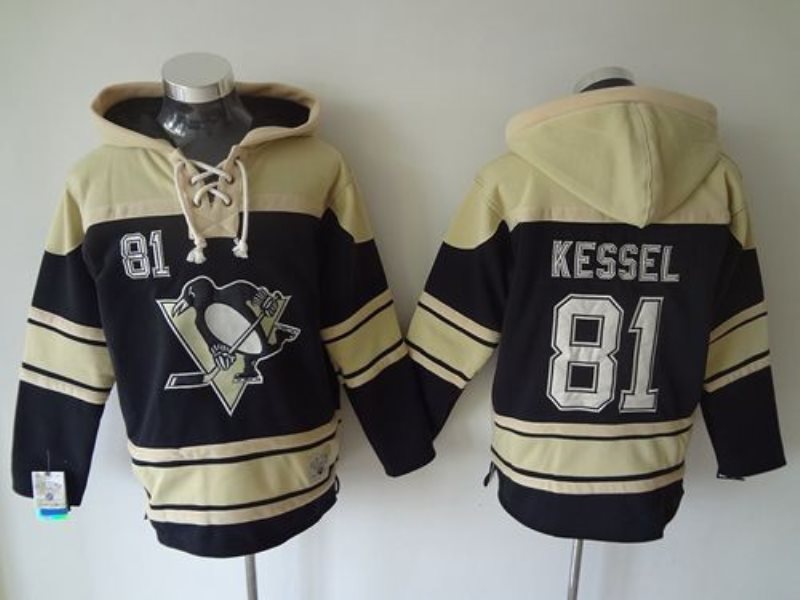 NHL Penguins 81 Phil Kessel Black Men Sweatshirt