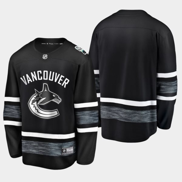 NHL Canucks Blank Black 2019 All-Star Game Adidas Men Jersey