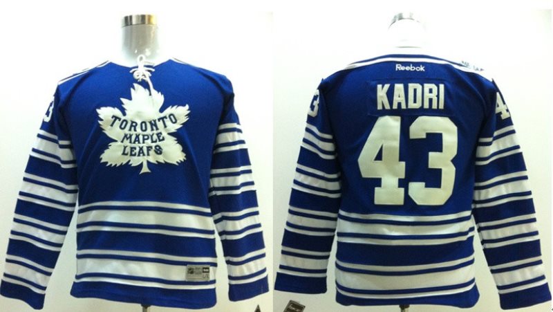 NHL Maple Leafs 43 Nazem Kadri Blue 2014 Winter Classic Men Jersey