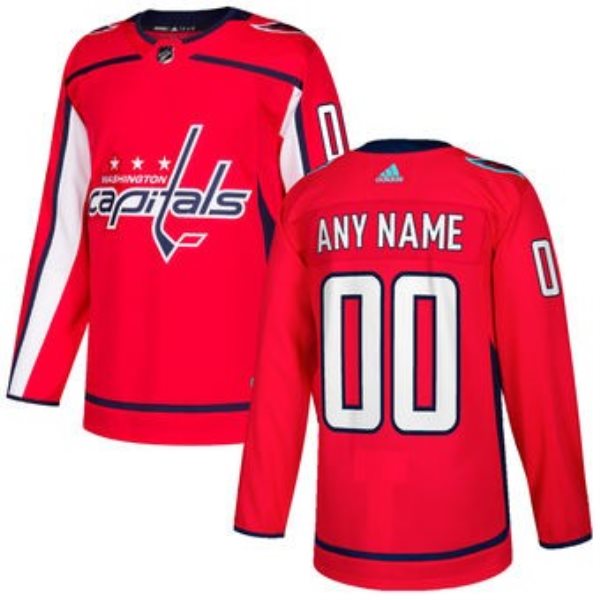 NHL Washington Capitals Red Customized Adidas Men Jersey