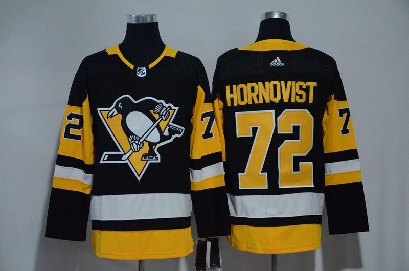 NHL Penguins 72 Patric Hornqvist Black Adidas Men Jersey