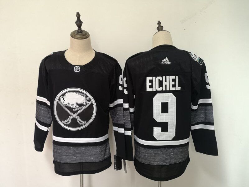 NHL Sabres 9 Jack Eichel Black 2019 All-Star Game Adidas Men Jersey