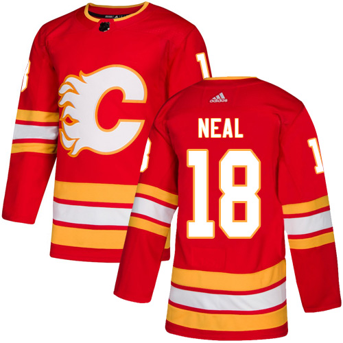 Adidas Flames #18 James Neal Red Alternate Authentic Stitched NHL Jersey
