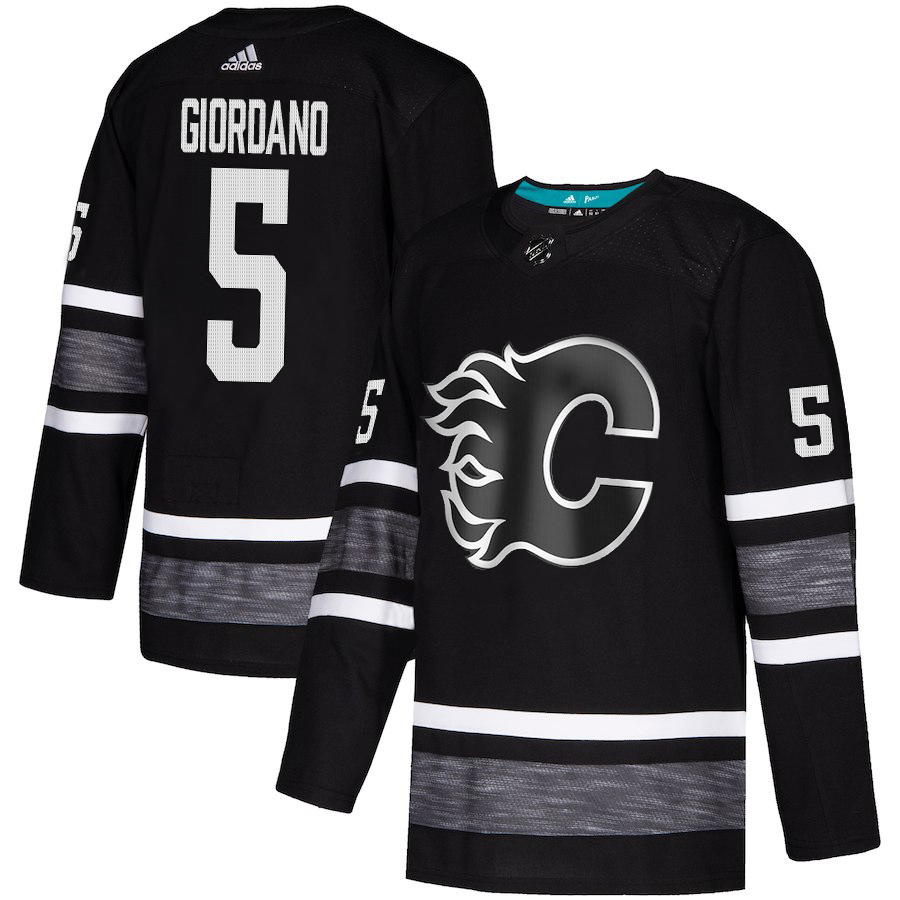 Adidas Flames #5 Mark Giordano Black 2019 All-Star Game Parley Authentic Stitched NHL Jersey