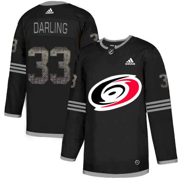 Adidas Hurricanes #33 Scott Darling Black Authentic Classic Stitched NHL Jersey