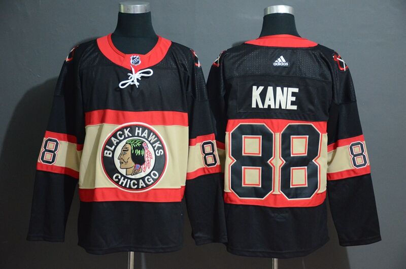 Adidas Blackhawks #88 Patrick Kane Men's Black Classic Retro Stitched NHL Jersey