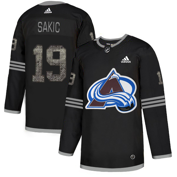 Adidas Avalanche #19 Joe Sakic Black Authentic Classic Stitched NHL Jersey