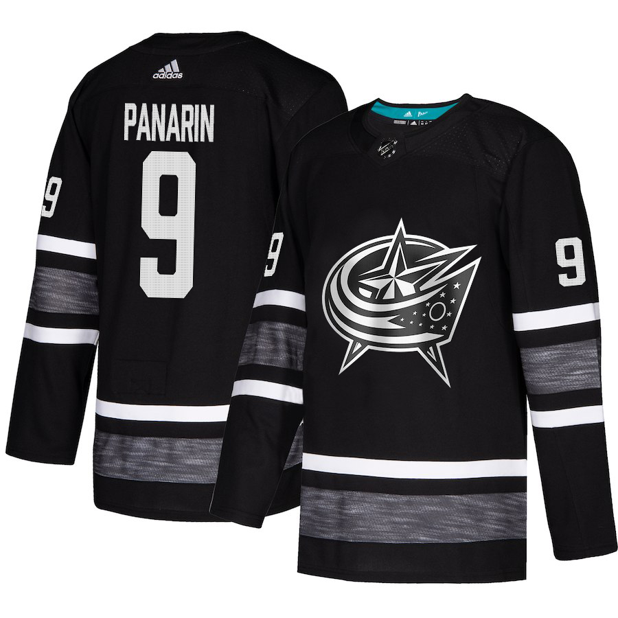 Adidas Blue Jackets #9 Artemi Panarin Black 2019 All-Star Game Parley Authentic Stitched NHL Jersey