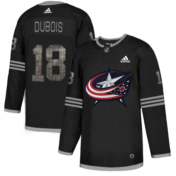 Adidas Blue Jackets #18 Pierre-Luc Dubois Black Authentic Classic Stitched NHL Jersey