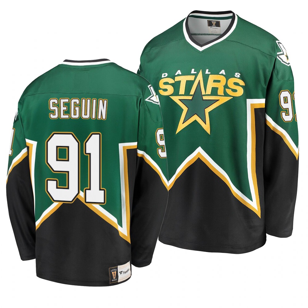 Dallas Stars #91 Tyler Seguin Kelly Green Men's Heritage Premier Breakaway Player NHL Jersey