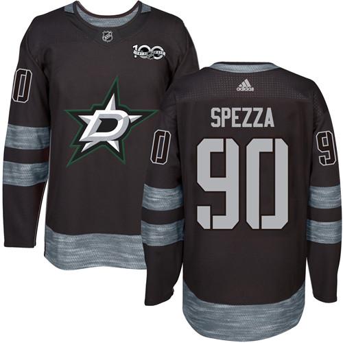 Adidas Stars #90 Jason Spezza Black 1917-2017 100th Anniversary Stitched NHL Jersey