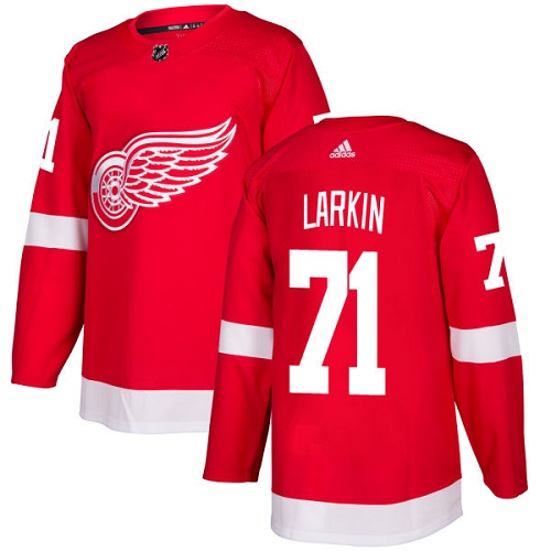 Adidas Red Wings #71 Dylan Larkin Red Home Authentic Stitched NHL Jersey