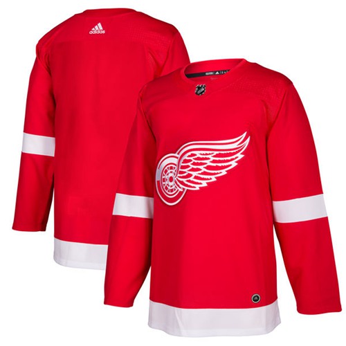 Adidas Red Wings Blank Red Home Authentic Stitched NHL Jersey