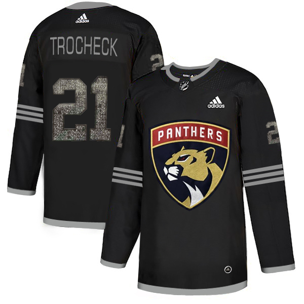 Adidas Panthers #21 Vincent Trocheck Black Authentic Classic Stitched NHL Jersey