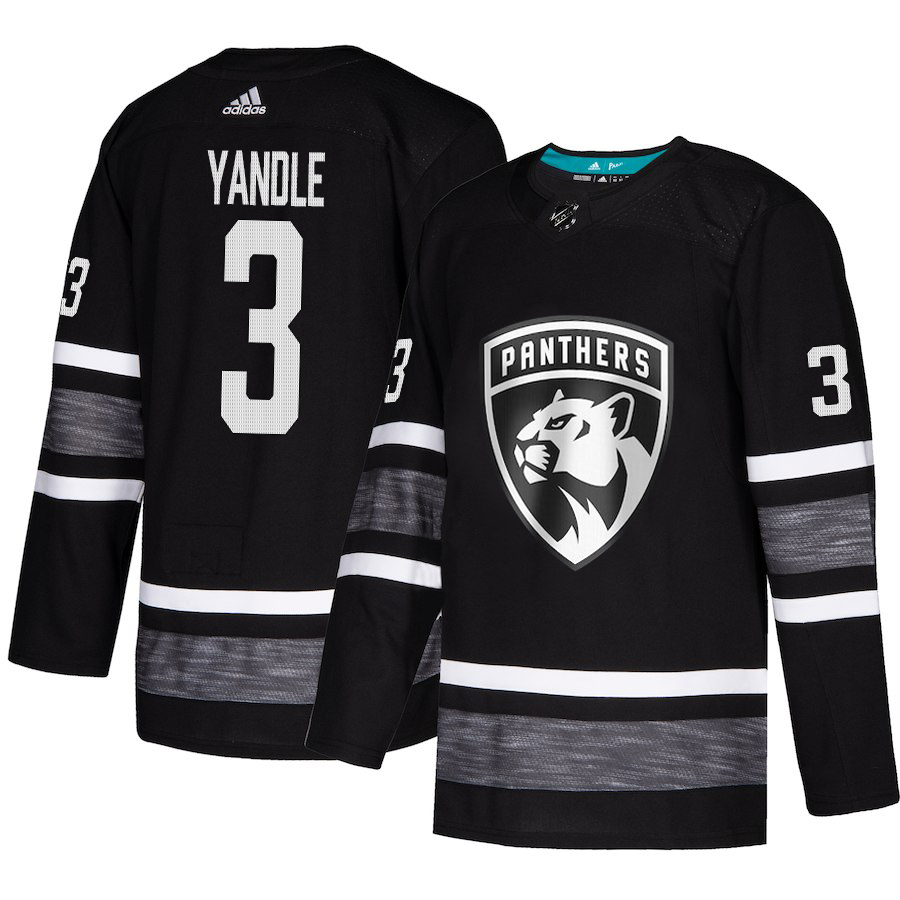 Adidas Panthers #3 Keith Yandle Black Authentic 2019 All-Star Stitched NHL Jersey