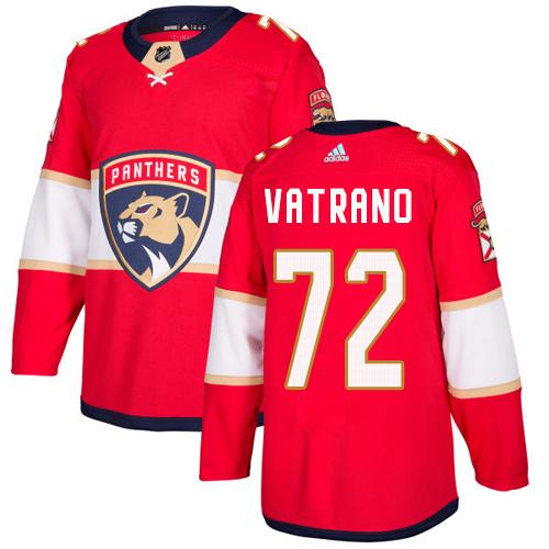 Adidas Panthers #72 Frank Vatrano Red Home Authentic Stitched NHL Jersey