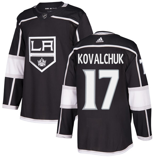 Adidas Kings #17 Ilya Kovalchuk Black Home Authentic Stitched NHL Jersey